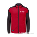 Hafif Erkekler Polyester Kroper Hoodie Sport Ceket